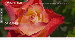 Desktop Screenshot of meilland.com
